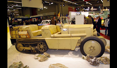 Citroën half-track Type P17 1931 Croisère Jaune - based on C4F front 3